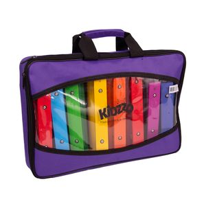 Metalofone Infantil Kidzzo Colorido Grande com 8 Teclas Barras Avulsas com Bag