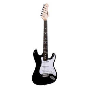 Kit Guitarra Winner WGS Preta com Afinador Cordas SG 010 Correia Cabo e Brindes
