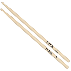 Kit 4 Pares de Baquetas Nova 7A Ponta de Madeira by Vic Firth