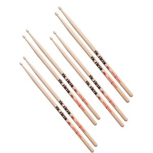 Kit 4 Pares Vic Firth  de Baquetas   American Classic 7A