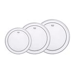 Kit-de-Peles-Encore-Pinstripe-Clear-10--12--14--By-Remo