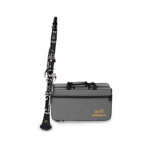 Clarinete Dominante em Bb com 17 Chaves, Kit Limpeza e Semicase