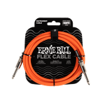 Cabo-Ernie-Ball-Flex-P10-Reto-Reto-com-3mts-Laranja-P06416