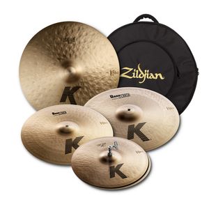 Kit de Pratos Zildjian K Series 15", 17", 19" e 22" com Bag Luxo KP100