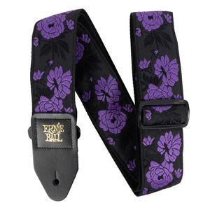 Correia Ernie Ball Jacquard Lavender Blossom P05364 para Guitarra, Violão ou Baixo