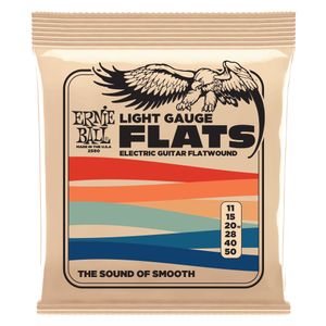 Corda Ernie Ball 011 Flatwound Light para Guitarra