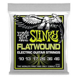 Corda Ernie Ball 010 Slinky Flatwound para Guitarra