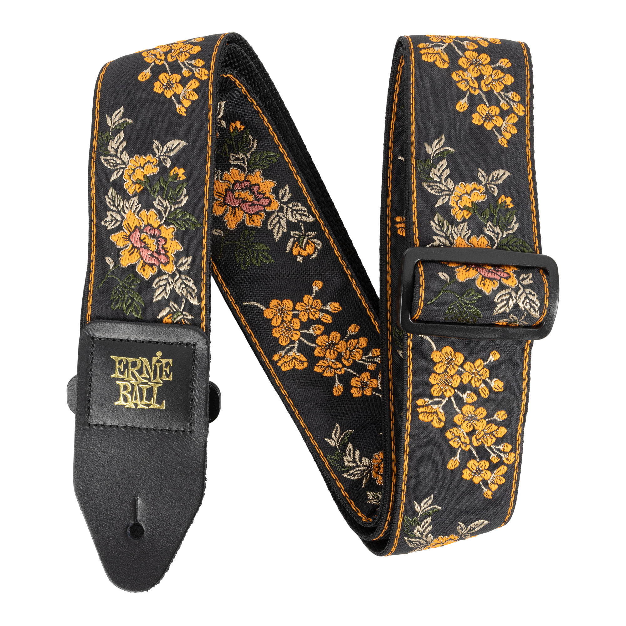 Correia Ernie Ball Jacquard Tangerine Blossom P05363 para Guitarra, Violão  ou Baixo