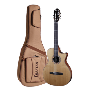 Violão  Crafter Nylon Cutway SNT-17CE Pro com Equalizador DS-2 Pro e Bag  com Bag