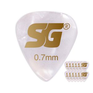 Palheta SG Tradicional  Fina Celuloide 0,70MM Com 12