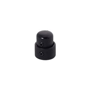 Knob Dolphin Duplo Fino e Longo de Metal Preto