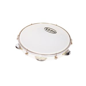 Pandeiro Izzo 10" ABS Branco com Pele Leitosa