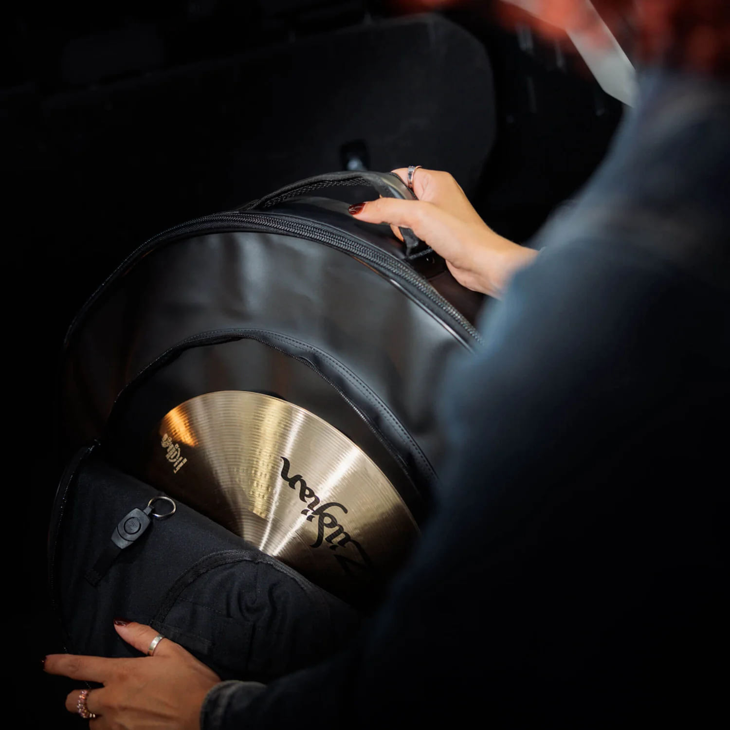 Bag de Pratos Zildjian Gigging Preto para Pratos até 22