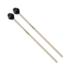 Baqueta Vic Firth Mallet Rattan M187 Ponta Sintética Preta para Vibrafone M187