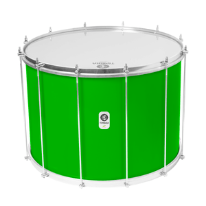 Surdo de Axé Timbra 22" x 40 cm Alumínio Verde