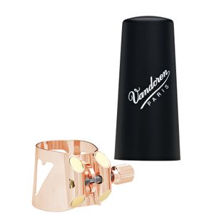 Braçadeira e Cobre Boquilha Vandoren Optimum para Clarinete BB LC01PGP