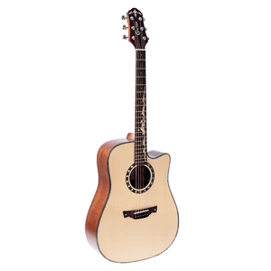 Violão Aço Crafter Folk Cutaway ML D-MAHO-CE com Bag e Equalizador DS-2 Pro+
