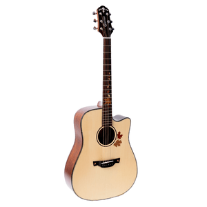 Violão Aço Crafter Folk Cutaway AL D-MAHO-CE com Bag e Equalizador DS-2 Pro+