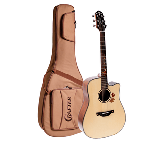 Violão Aço Crafter Folk Cutaway AL D-MAHO-CE com Bag e Equalizador DS-2 Pro+