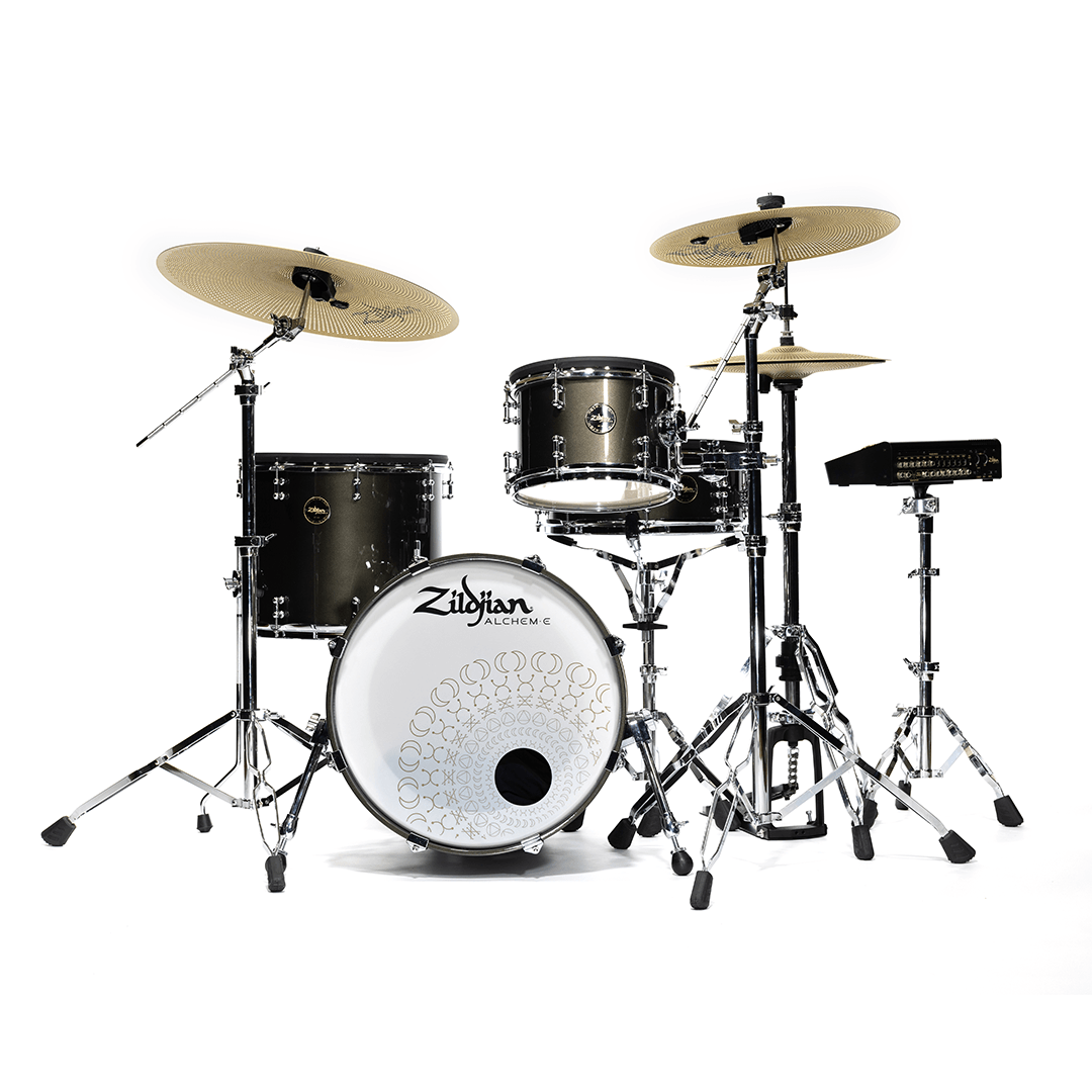 Bateria Eletrônica Zildjian Alchem-E Gold ZAG com módulo E-Vault