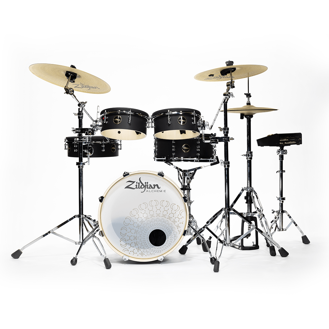 Bateria Eletrônica Zildjian Alchem-E Bronze EX ZABEX com módulo E-Vault