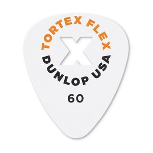 Palheta Dunlop Tortex Flex X 0,60 mm 428XP060 — Pack com 12 unidades