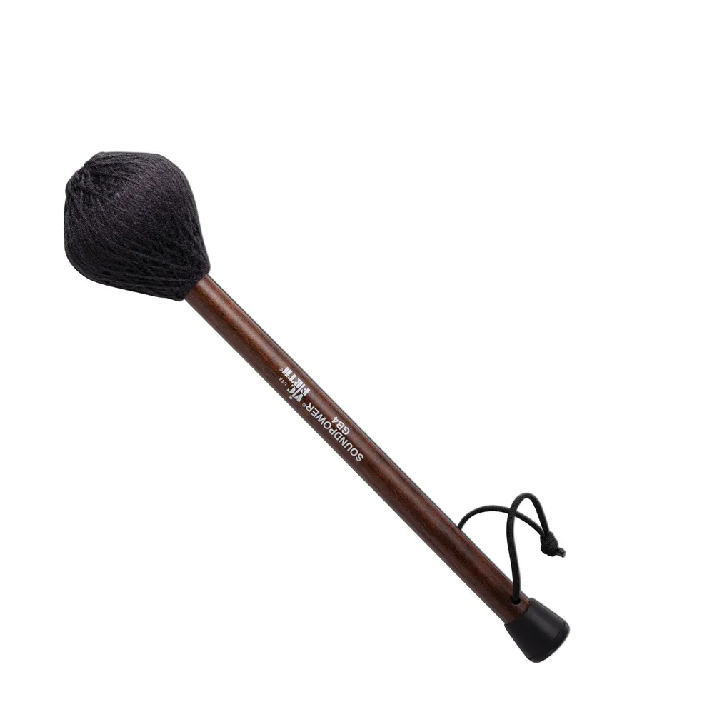 Baqueta Mallet Média Vic Firth GB4 para Gongo – Ponta de Lã