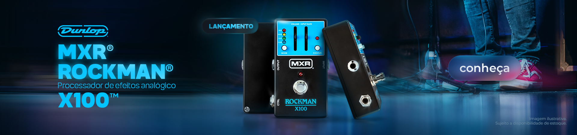 Pedal Dunlop Rockman X100